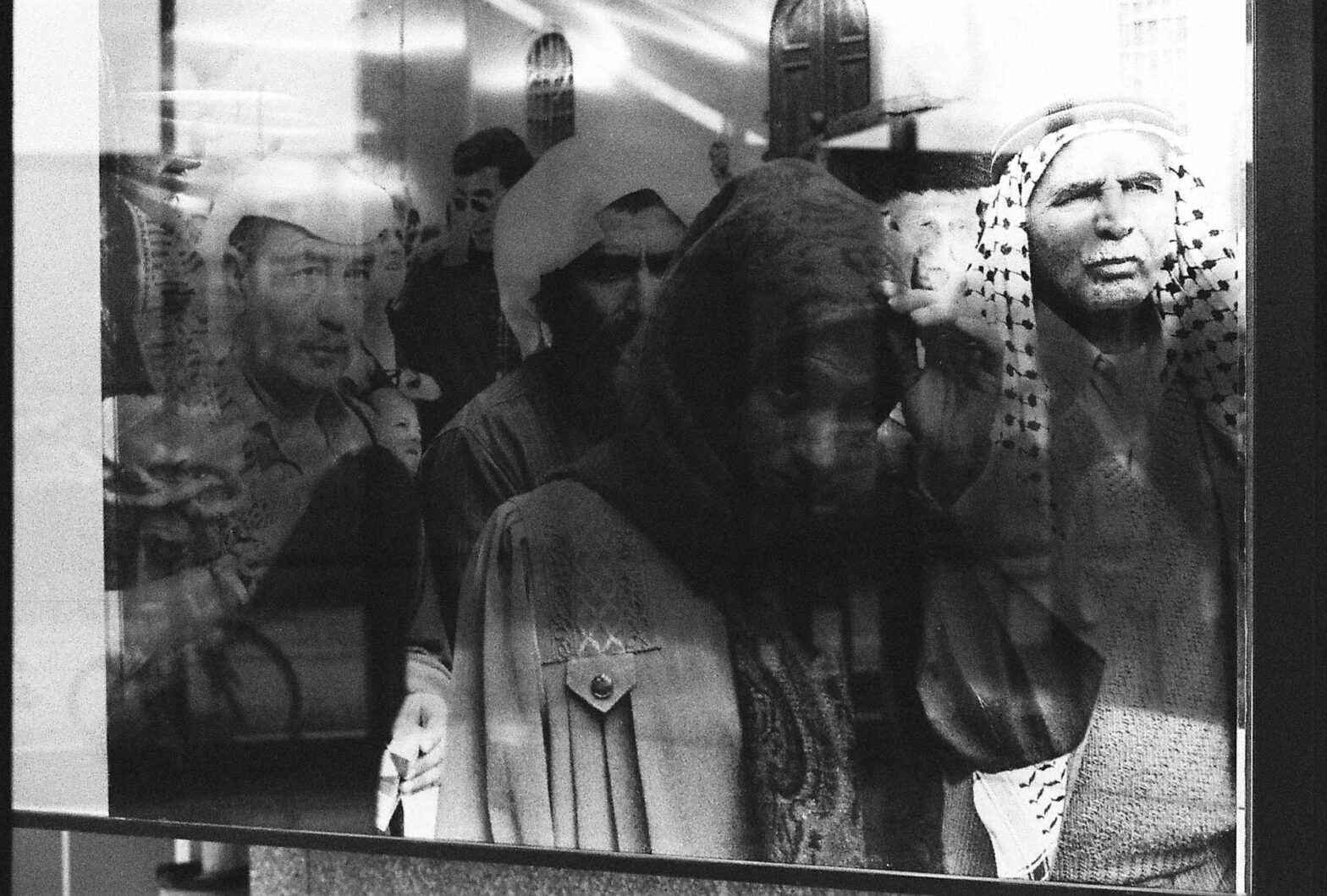 Individuum (Triptych), 2006 Black and White Analogical Photographs on Transparent Self-Adhesive Film, At Ausstellungszentrum Pyramide, Berlin