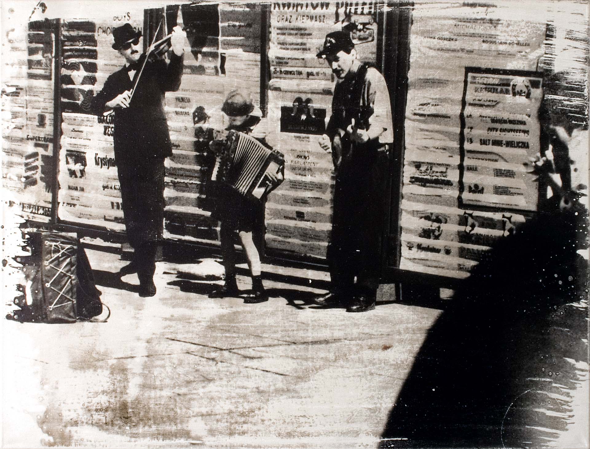 Krakòw-I from the Series Podròz do Polski_ Beisl-Balagan, Silver Gelatine Print on Canvas, 70 x 100 cm, 2006