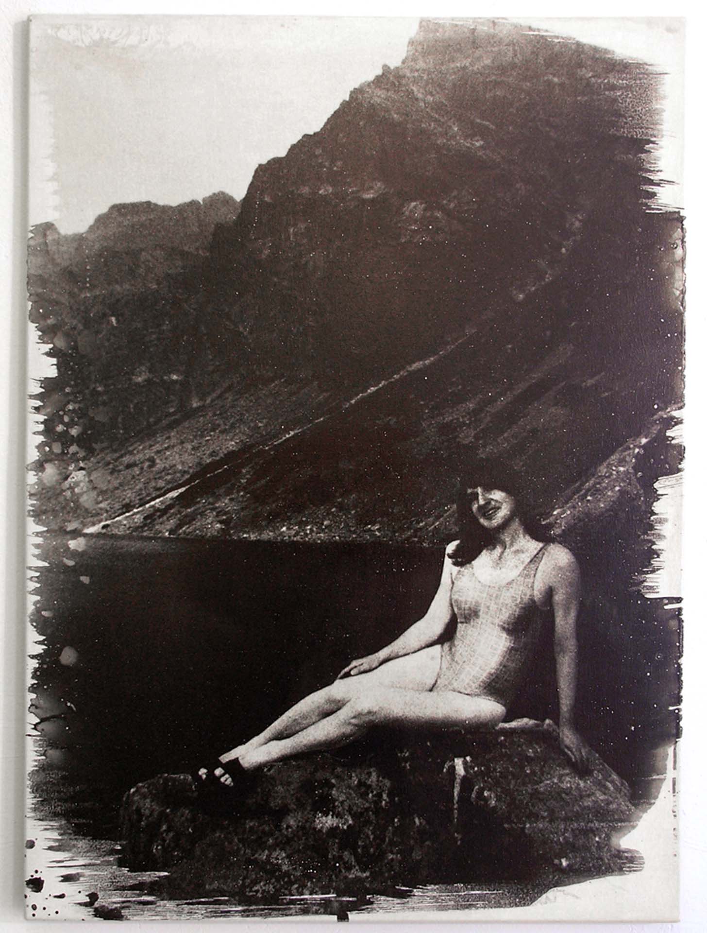 Joachim Seinfeld: Tatry from the Series Podròz do Polski_ Beisl-Balagan, Silver Gelatine Print on Canvas, 100 x 70 cm, 2006