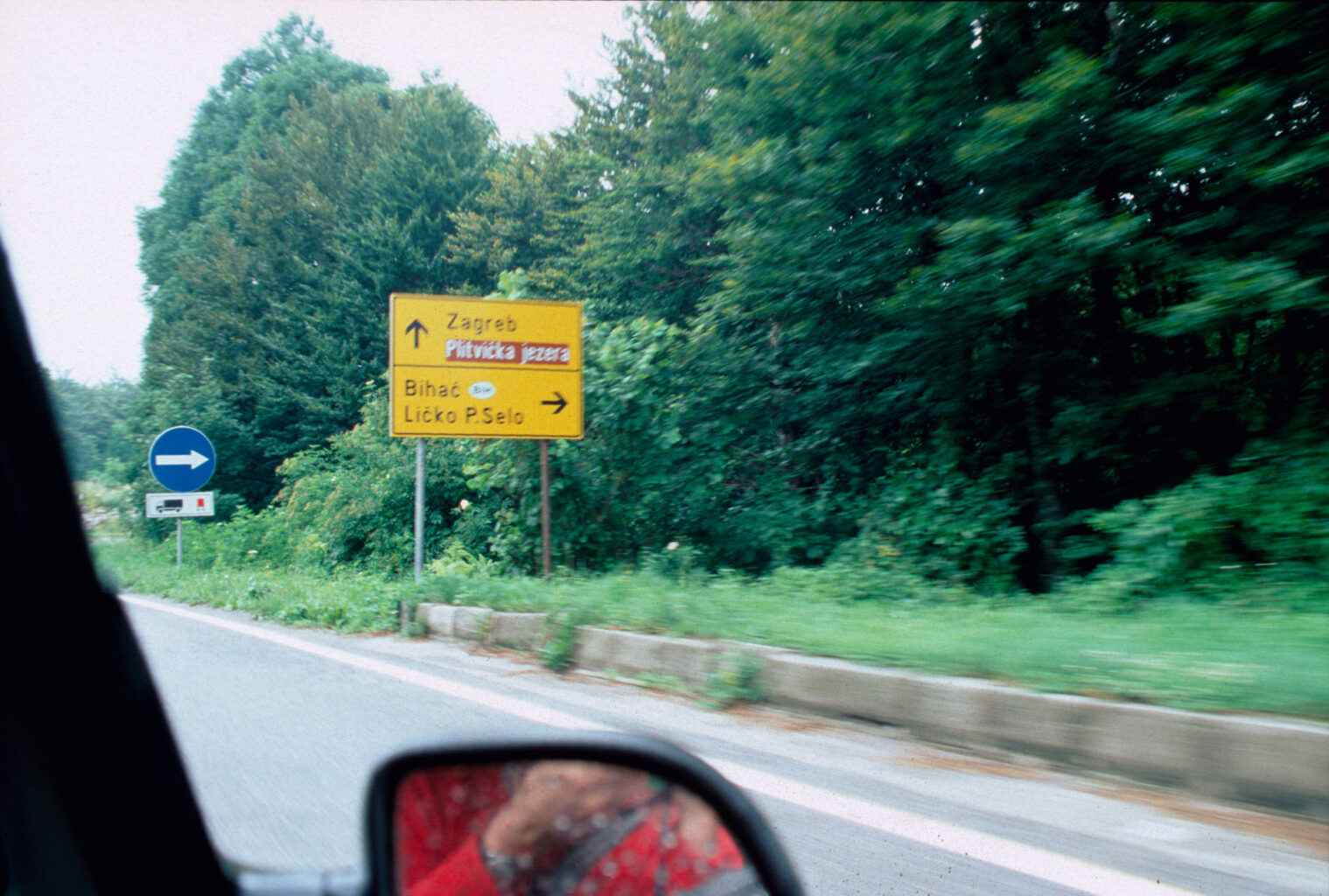 Holiday Paradise or All the Way to Bihac; 2005 On the Way to Bihac Analog Colour Photograph