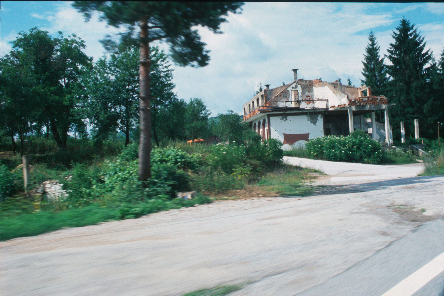 Holiday Paradise or All the Way to Bihac; 2005 On the Way to Bihac Analog Colour Photograph