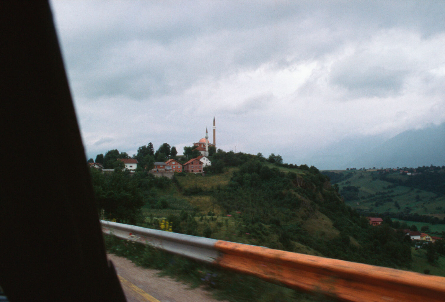 Holiday Paradise or All the Way to Bihac; 2005 Entering Bihac Analog Colour Photograph