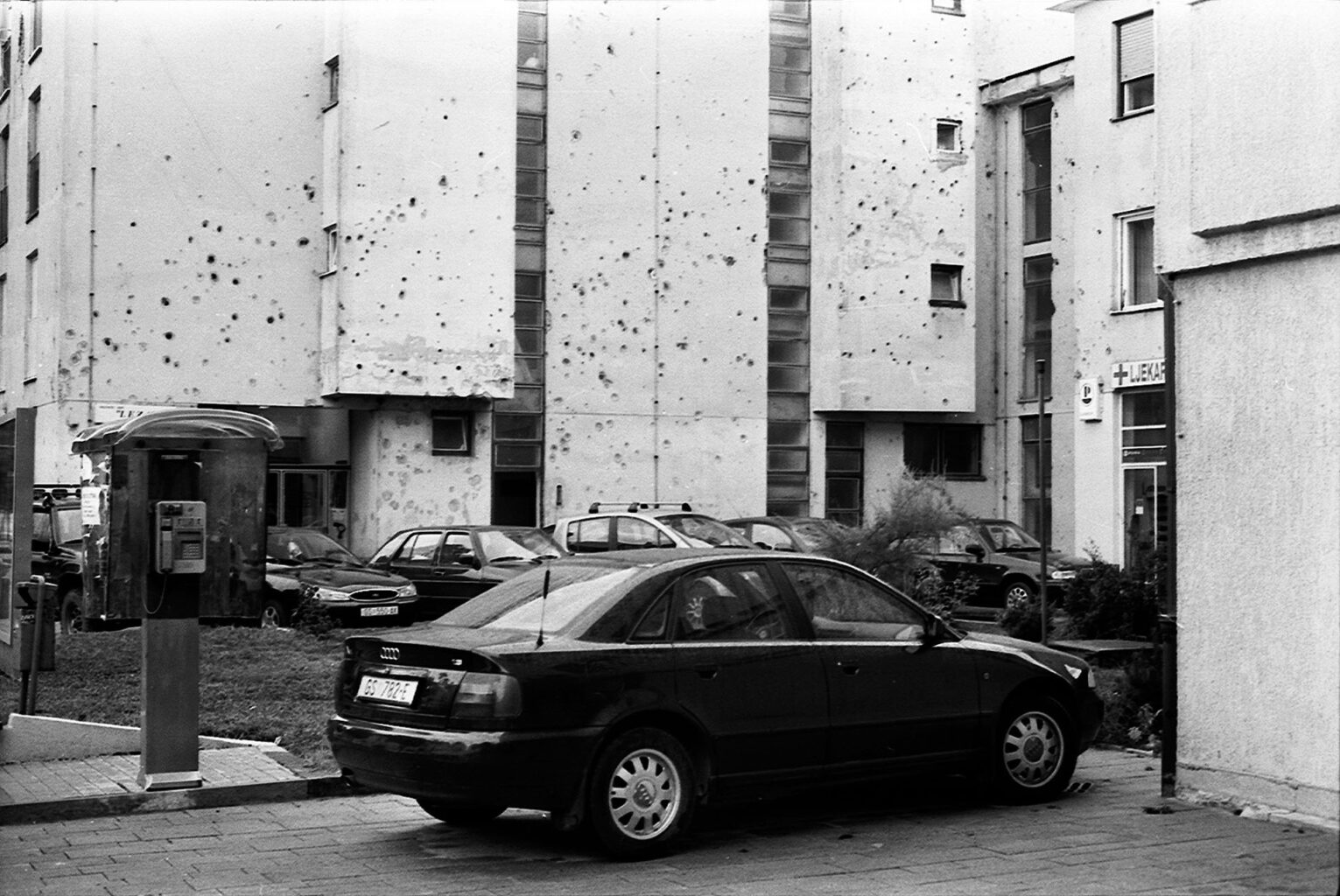 Holiday Paradise or All the Way to Bihac; 2005 Gospic Analog Black & White Photograph