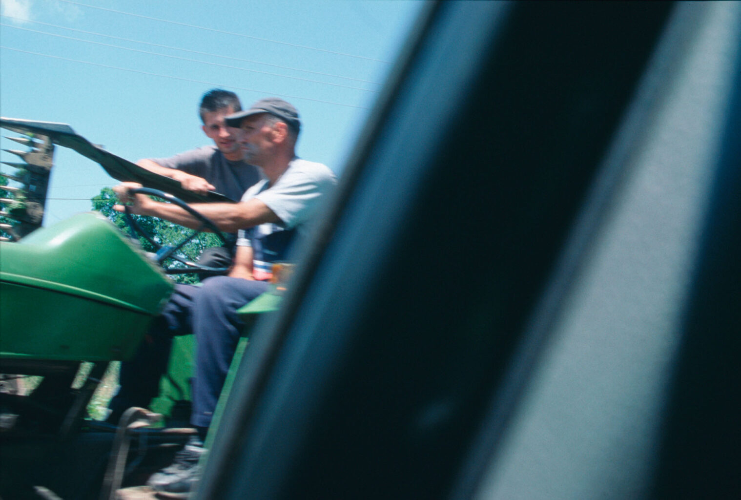 Holiday Paradise or All the Way to Bihac; 2005
On the Tractor
Analog Colour Photograph