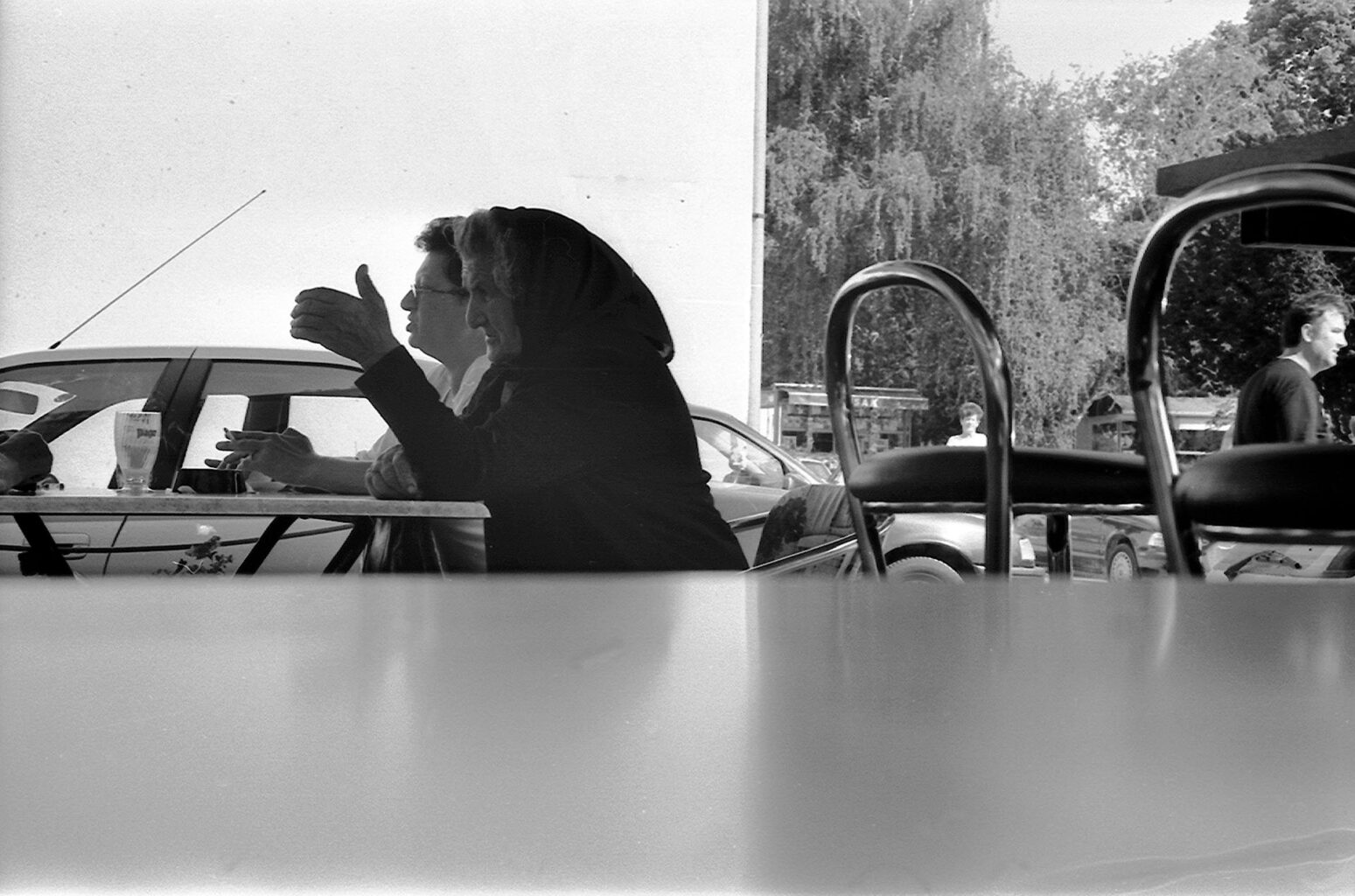 Holiday Paradise or All the Way to Bihac; 2005
In a Bar in Korenica
Analog Black & White Photograph
