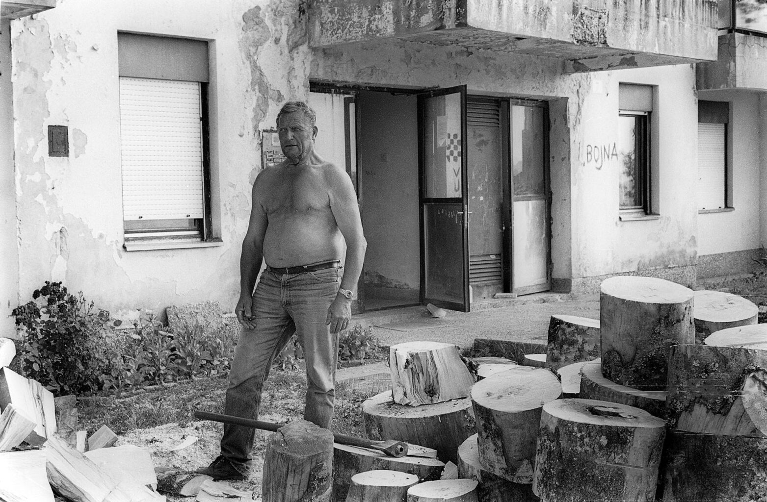 Holiday Paradise or All the Way to Bihac; 2005
A Man in Udbina
Analog Black & White Photograph